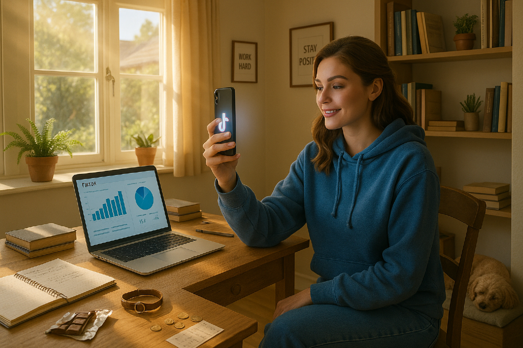 Tiktok, the clock ticks, Counting down to monitisation, Moments slip away