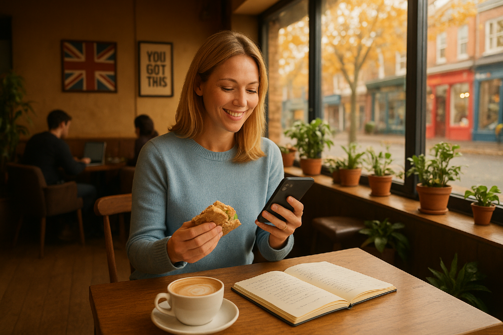 Enjoying your latte, Notification comes in, Blog done for you!