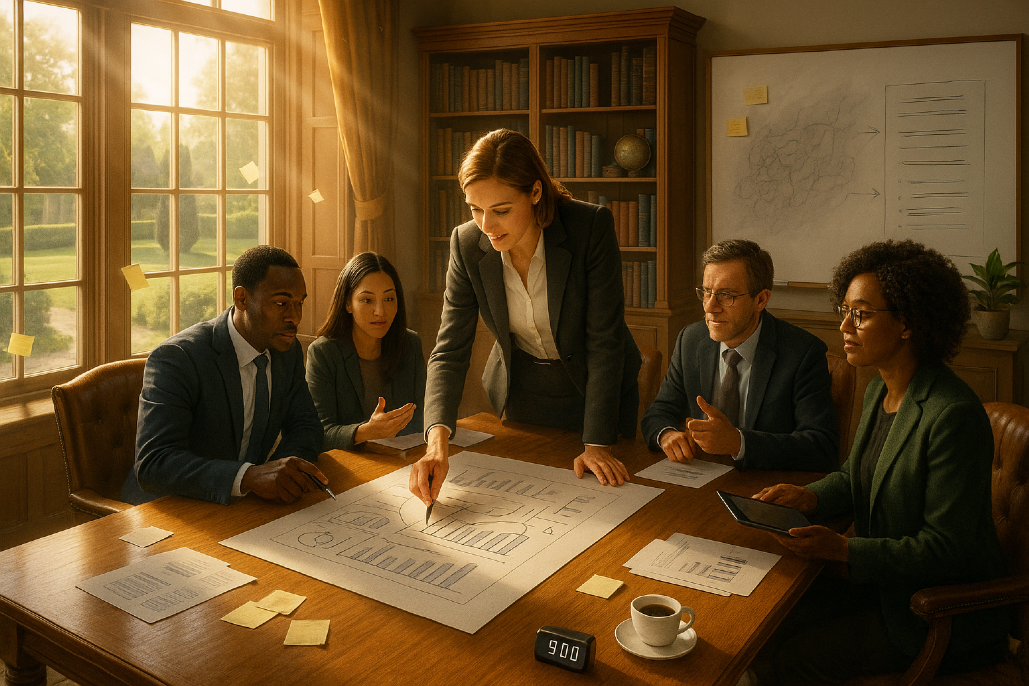 Business feels stuck, A stagnant weight, Innovation comes fractionally