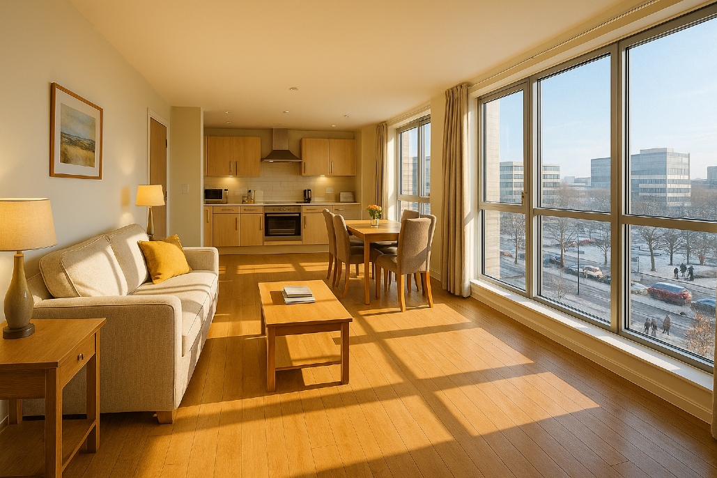 Visiting Milton Keynes at Christmas, Lights adorn the streets, Warmth in the winter chill