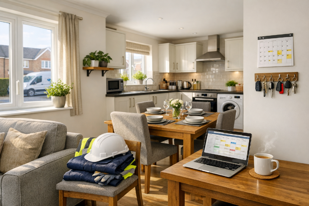 Serviced accommodation, For hard-working contractors, A home away from home!