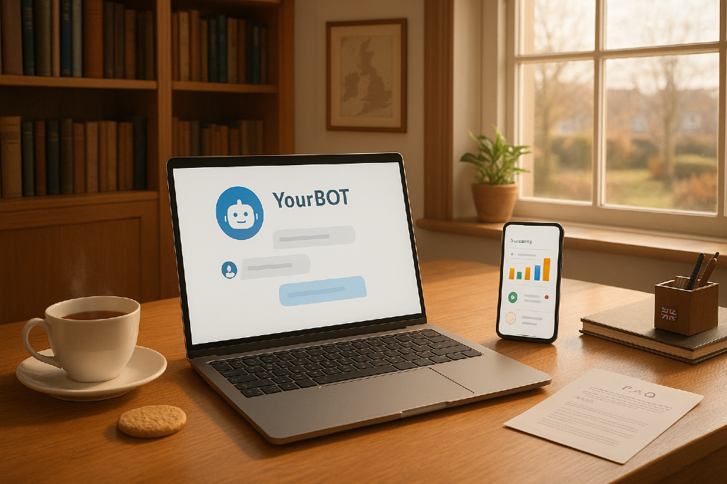 Best chatbot for UK, Small businesses thrive, with efficiency and wisdom