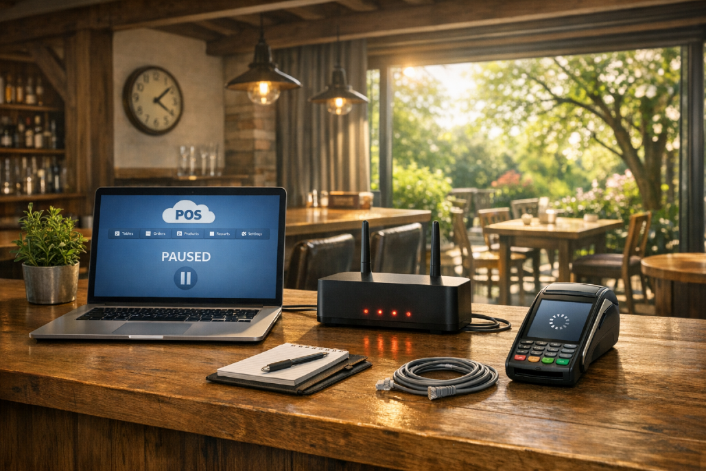 Internet goes down, Silence fills the digital world, Lost without connection